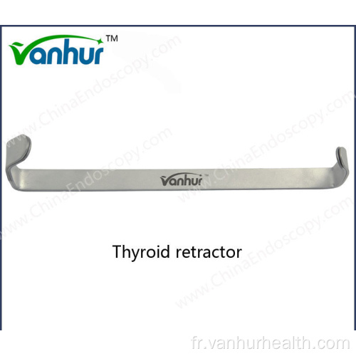 EN T Instruments chirurgicaux Écarteur thyroïdien laryngoscopique